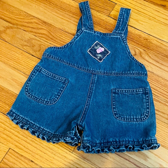 Blue Denim Patchwork Overalls - Picture 2 of 9